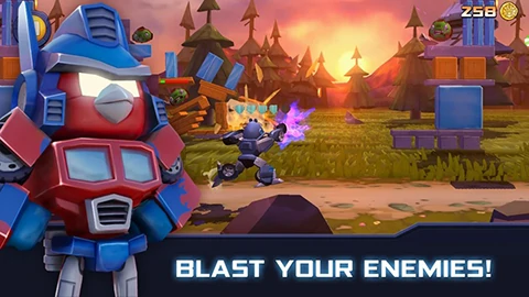 Angry Birds Transformers game screenshot