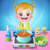 Baby Hazel Kitchen Time