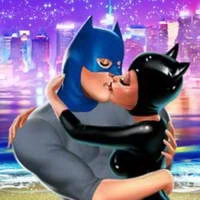 Catwoman Night Kissing