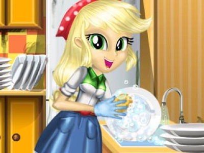 Applejack Great Cleaning game screenshot