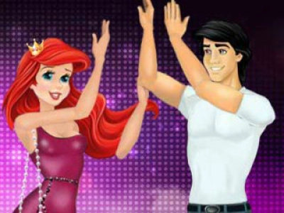 Princess Ariel in the night club game screenshot